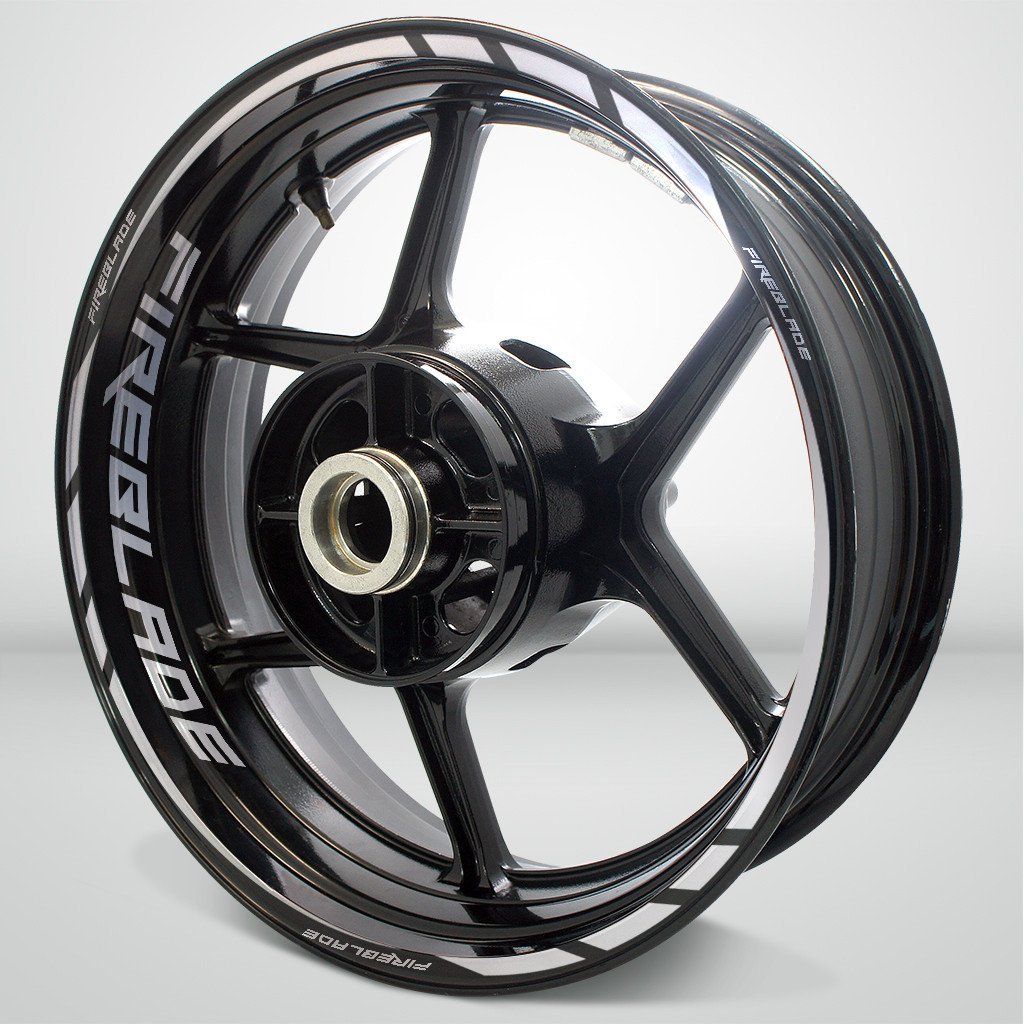 Honda CBR Fireblade Motorcycle Rim Wheel Decal Accessory Sticker - Motorcycle stickers and decals