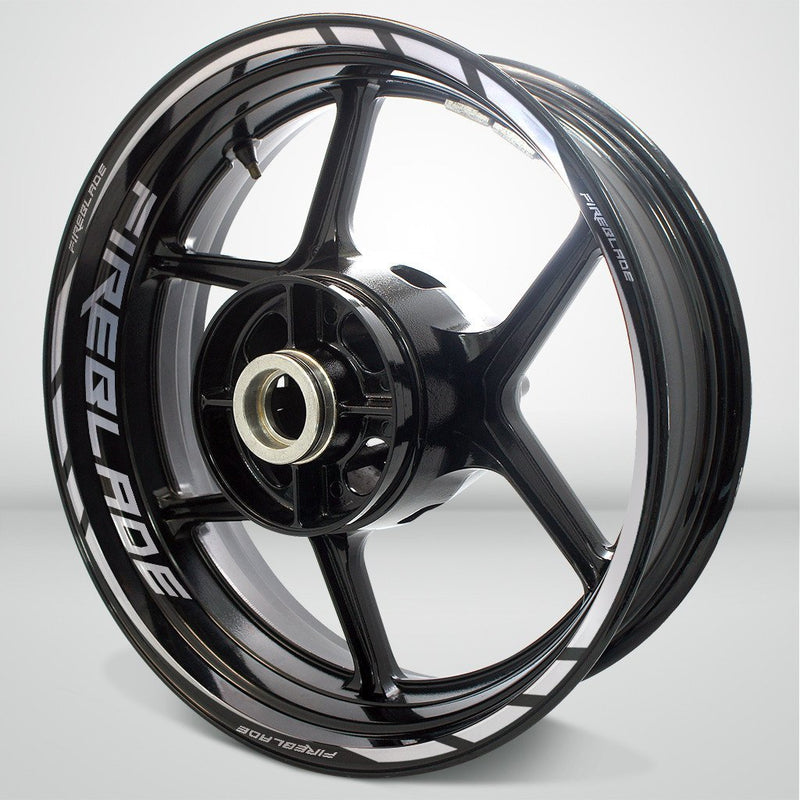 Honda CBR Fireblade Motorcycle Rim Wheel Decal Accessory Sticker - Motorcycle stickers and decals