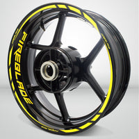 Honda CBR Fireblade Motorcycle Rim Wheel Decal Accessory Sticker - Motorcycle stickers and decals