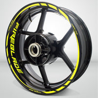 Honda CBR Fireblade Motorcycle Rim Wheel Decal Accessory Sticker - Motorcycle stickers and decals