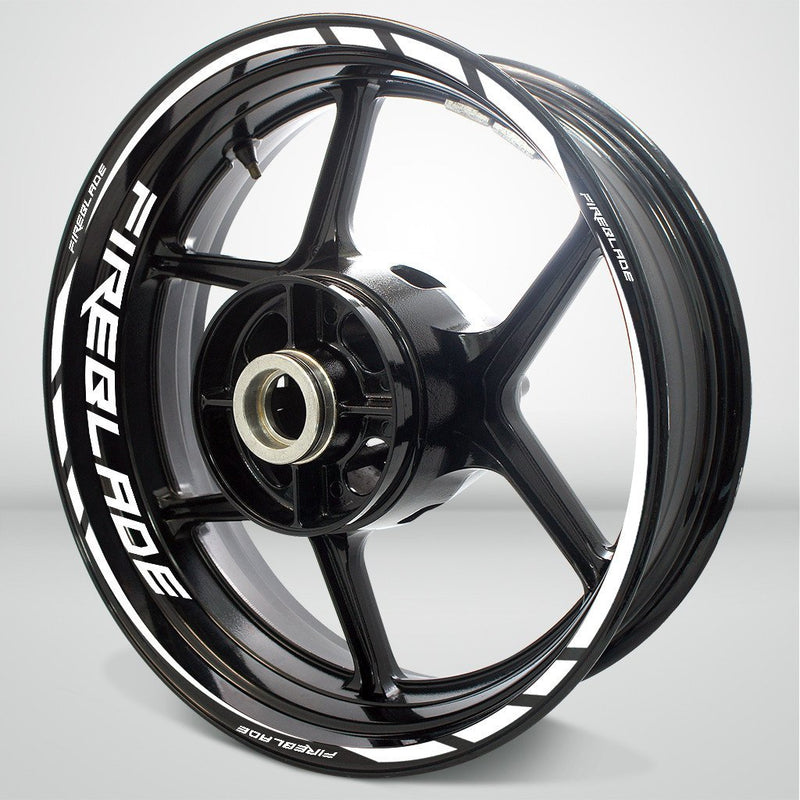Honda CBR Fireblade Motorcycle Rim Wheel Decal Accessory Sticker - Motorcycle stickers and decals
