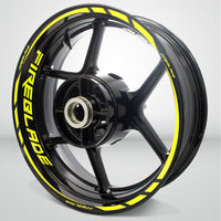 Honda CBR Fireblade Motorcycle Rim Wheel Decal Accessory Sticker - Motorcycle stickers and decals