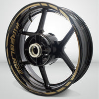 Honda CBR Fireblade Motorcycle Rim Wheel Decal Accessory Sticker - Motorcycle stickers and decals