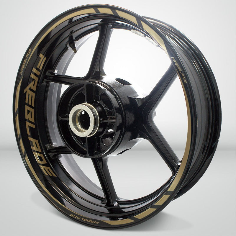 Honda CBR Fireblade Motorcycle Rim Wheel Decal Accessory Sticker - Motorcycle stickers and decals