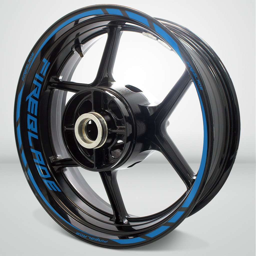 Honda CBR Fireblade Motorcycle Rim Wheel Decal Accessory Sticker - Motorcycle stickers and decals