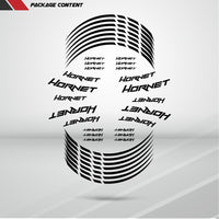 Honda Hornet Motorcycle Rim Wheel Decal Accessory Sticker - Motorcycle stickers and decals