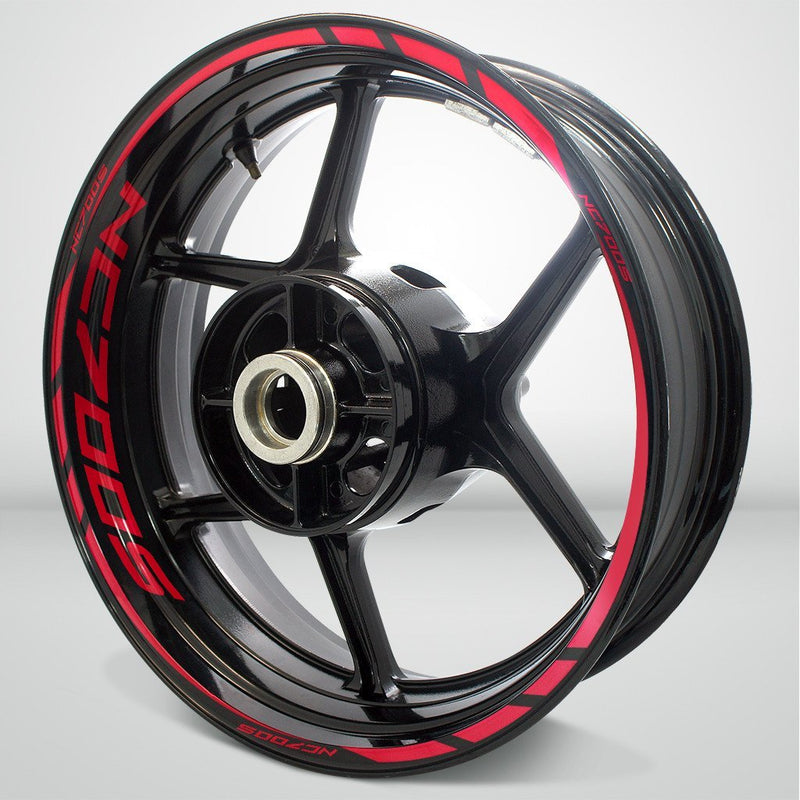 Honda NC 700S Motorcycle Rim Wheel Decal Accessory Sticker - Motorcycle stickers and decals