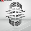 Honda NC 700X Motorcycle Rim Wheel Decal Accessory Sticker - Motorcycle stickers and decals