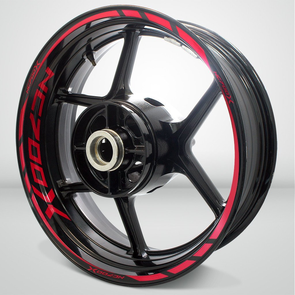 Honda NC 700X Motorcycle Rim Wheel Decal Accessory Sticker - Motorcycle stickers and decals