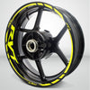 Honda RVT Motorcycle Rim Wheel Decal Accessory Sticker - Motorcycle stickers and decals