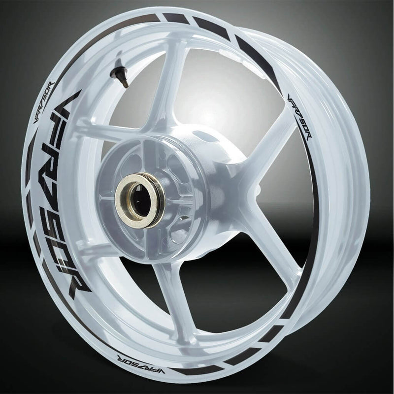 Honda VFR 750R Motorcycle Rim Wheel Decal Accessory Sticker - Motorcycle stickers and decals