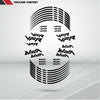 Honda VFR Motorcycle Rim Wheel Decal Accessory Sticker - Motorcycle stickers and decals