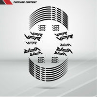 Honda VFR Motorcycle Rim Wheel Decal Accessory Sticker - Motorcycle stickers and decals