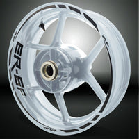 Kawasaki ER6F Motorcycle Rim Wheel Decal Accessory Sticker - Motorcycle stickers and decals