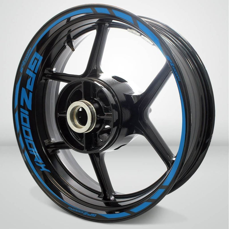 Kawasaki GPZ 1000RX Motorcycle Rim Wheel Decal Accessory Sticker - Motorcycle stickers and decals