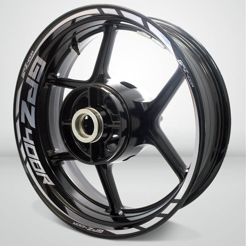 Kawasaki GPZ 400R Motorcycle Rim Wheel Decal Accessory Sticker - Motorcycle stickers and decals