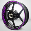 Kawasaki GPZ 400R Motorcycle Rim Wheel Decal Accessory Sticker - Motorcycle stickers and decals