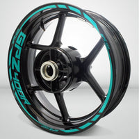 Kawasaki GPZ 400R Motorcycle Rim Wheel Decal Accessory Sticker - Motorcycle stickers and decals