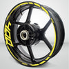 Kawasaki Ninja 400 Motorcycle Rim Wheel Decal Accessory Sticker - Motorcycle stickers and decals