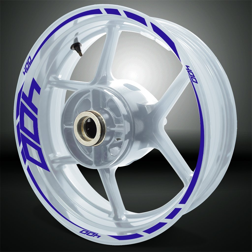 Kawasaki Ninja 400 Motorcycle Rim Wheel Decal Accessory Sticker - Stickman Vinyls