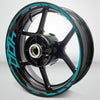 Kawasaki Ninja 400 Motorcycle Rim Wheel Decal Accessory Sticker - Motorcycle stickers and decals