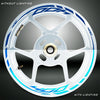 Kawasaki Ninja 400 Motorcycle Rim Wheel Decal Accessory Sticker - Motorcycle stickers and decals