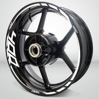 Kawasaki Ninja 400 Motorcycle Rim Wheel Decal Accessory Sticker - Motorcycle stickers and decals