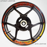 Kawasaki Ninja 400 Motorcycle Rim Wheel Decal Accessory Sticker - Motorcycle stickers and decals