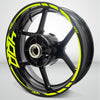 Kawasaki Ninja 400 Motorcycle Rim Wheel Decal Accessory Sticker - Motorcycle stickers and decals