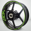 Kawasaki Ninja 400 Motorcycle Rim Wheel Decal Accessory Sticker - Motorcycle stickers and decals