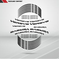 Kawasaki Versys Motorcycle Rim Wheel Decal Accessory Sticker - Motorcycle stickers and decals