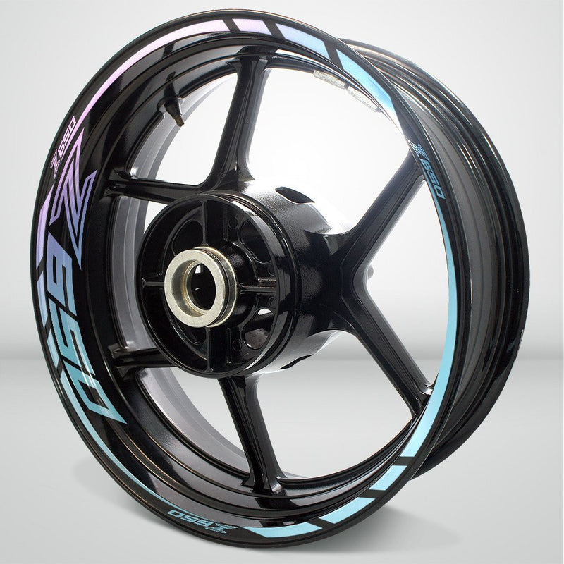 Kawasaki Z650 Motorcycle Rim Wheel Decal Accessory Sticker - Motorcycle stickers and decals