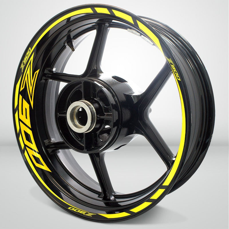 Kawasaki Z900 Motorcycle Rim Wheel Decal Accessory Sticker - Motorcycle stickers and decals