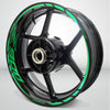 Kawasaki Z900 Motorcycle Rim Wheel Decal Accessory Sticker - Motorcycle stickers and decals
