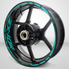 Kawasaki ZX10R Motorcycle Rim Wheel Decal Accessory Sticker - Motorcycle stickers and decals