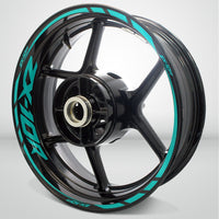 Kawasaki ZX10R Motorcycle Rim Wheel Decal Accessory Sticker - Motorcycle stickers and decals
