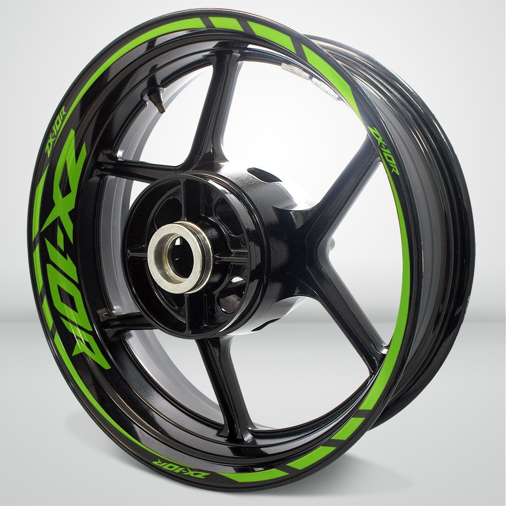 Kawasaki ZX10R Motorcycle Rim Wheel Decal Accessory Sticker - Motorcycle stickers and decals