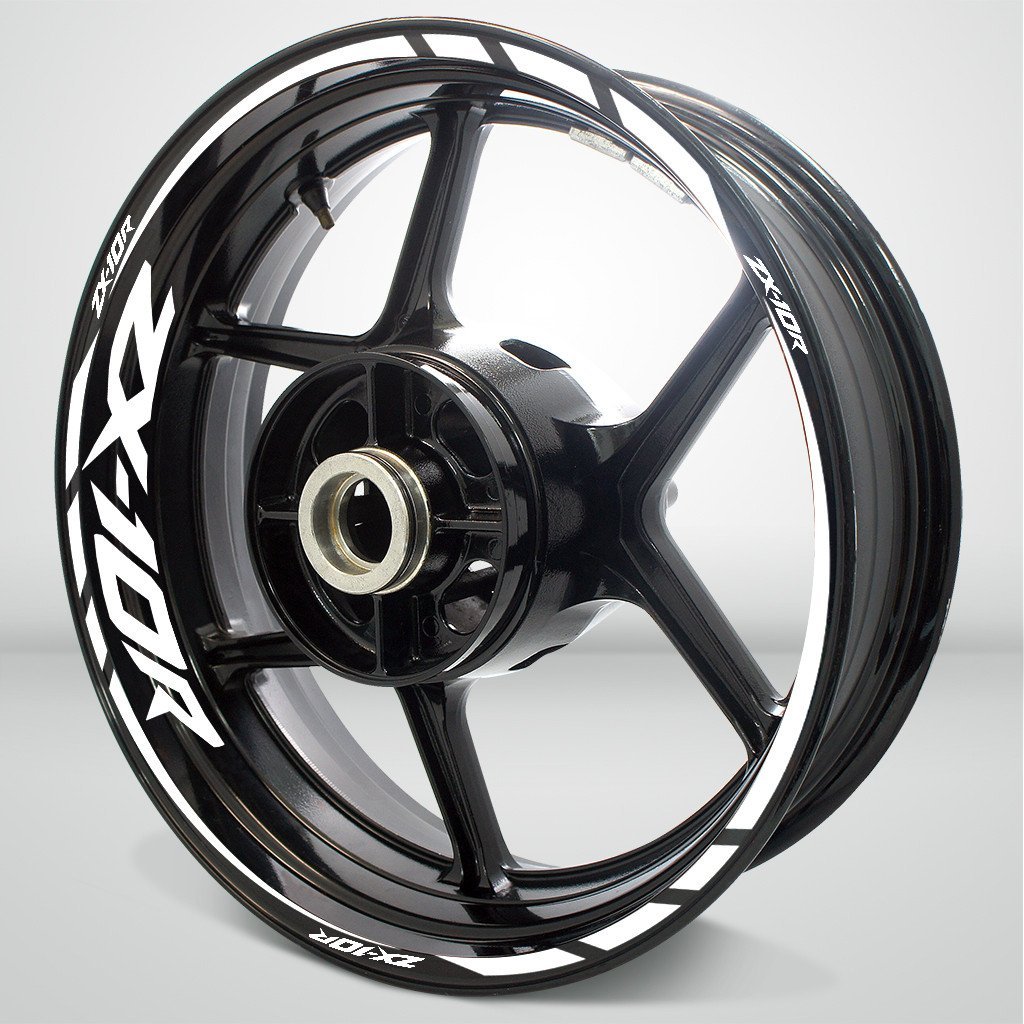 Kawasaki ZX10R Motorcycle Rim Wheel Decal Accessory Sticker - Motorcycle stickers and decals