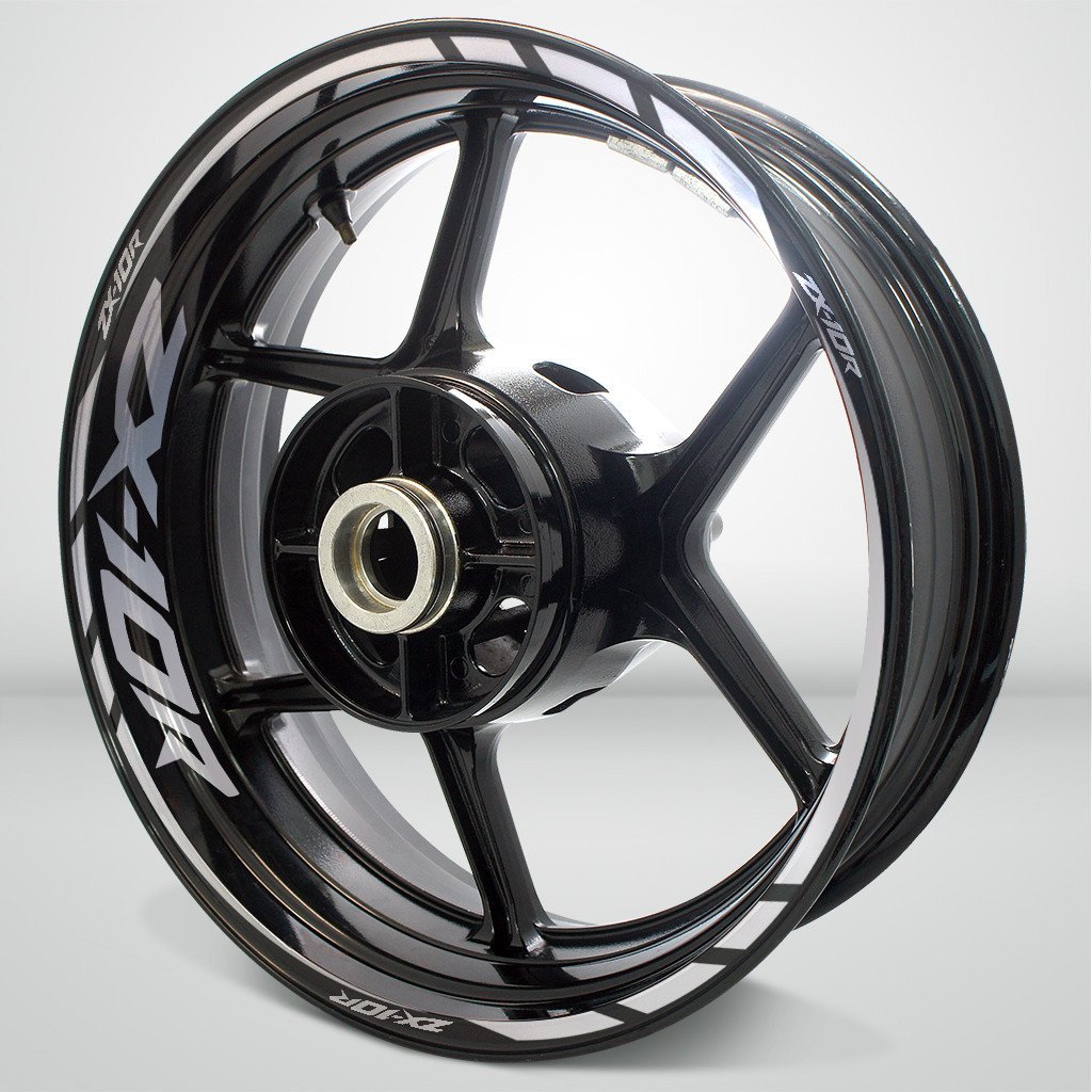 Kawasaki ZX10R Motorcycle Rim Wheel Decal Accessory Sticker - Motorcycle stickers and decals