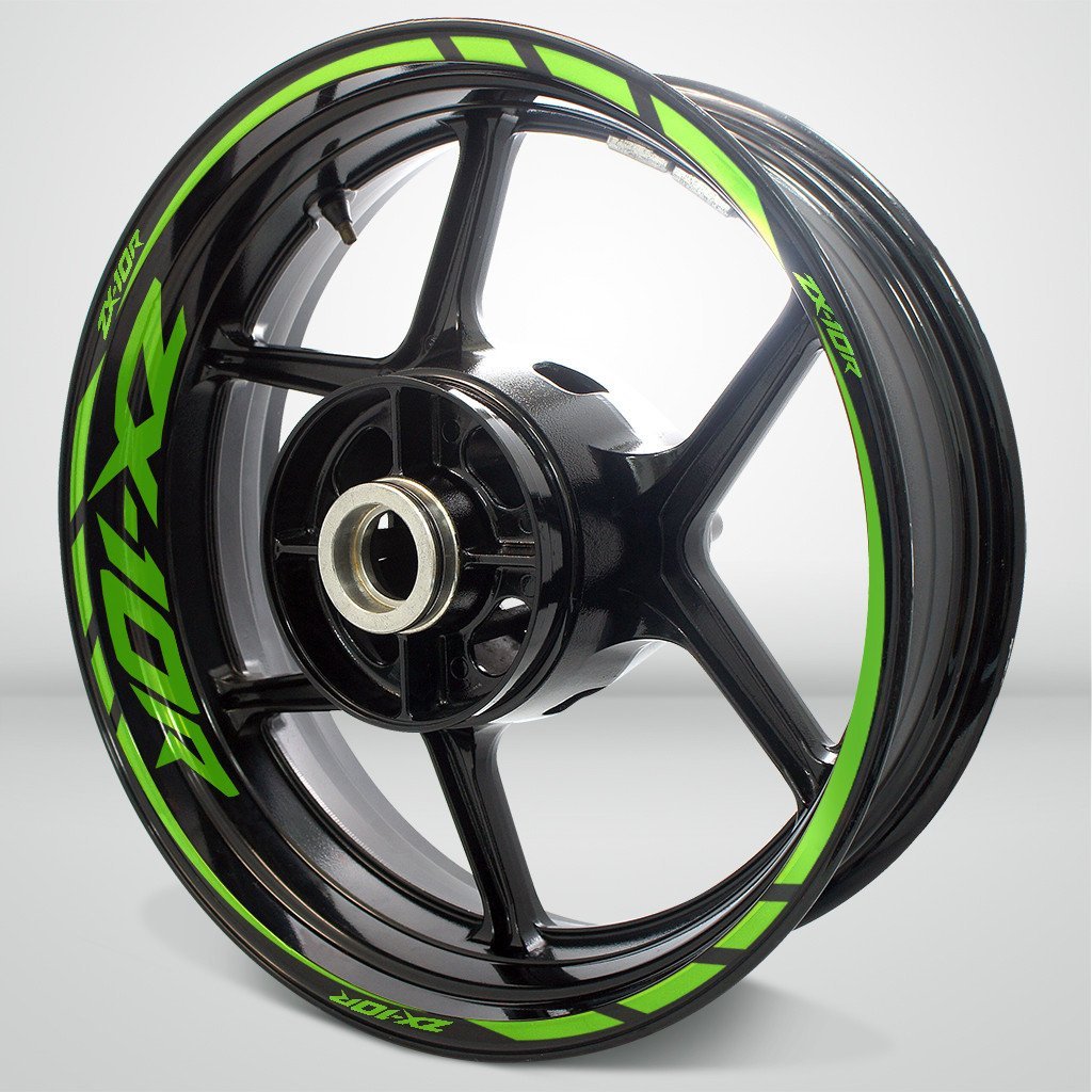 Kawasaki ZX10R Motorcycle Rim Wheel Decal Accessory Sticker - Motorcycle stickers and decals