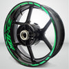Kawasaki ZX10R Motorcycle Rim Wheel Decal Accessory Sticker - Motorcycle stickers and decals