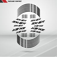 Kawasaki ZX6R Motorcycle Rim Wheel Decal Accessory Sticker - Motorcycle stickers and decals