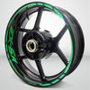 Kawasaki ZX6R Motorcycle Rim Wheel Decal Accessory Sticker - Motorcycle stickers and decals
