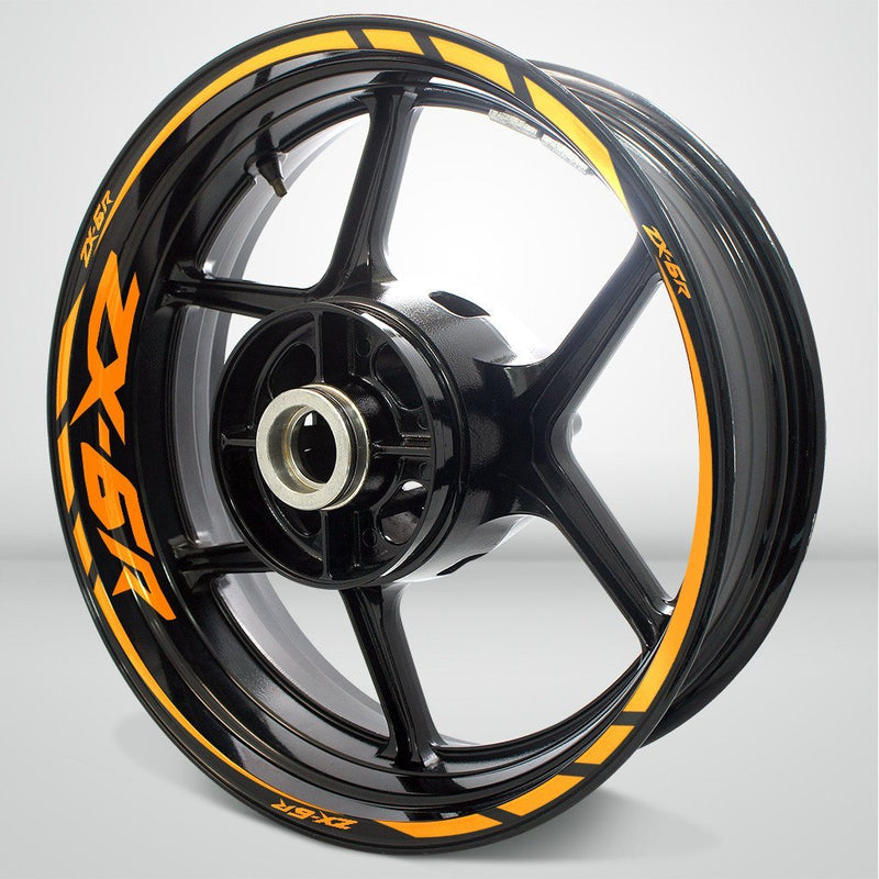 Kawasaki ZX6R Motorcycle Rim Wheel Decal Accessory Sticker - Motorcycle stickers and decals