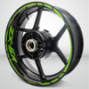 Kawasaki ZX6R Motorcycle Rim Wheel Decal Accessory Sticker - Motorcycle stickers and decals