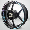 Kawasaki ZX6R Motorcycle Rim Wheel Decal Accessory Sticker - Motorcycle stickers and decals