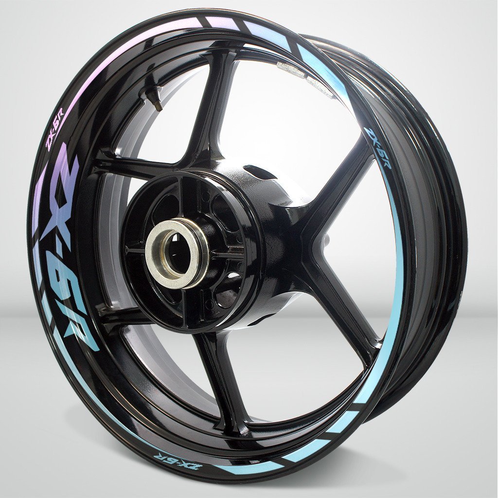 Kawasaki ZX6R Motorcycle Rim Wheel Decal Accessory Sticker - Motorcycle stickers and decals
