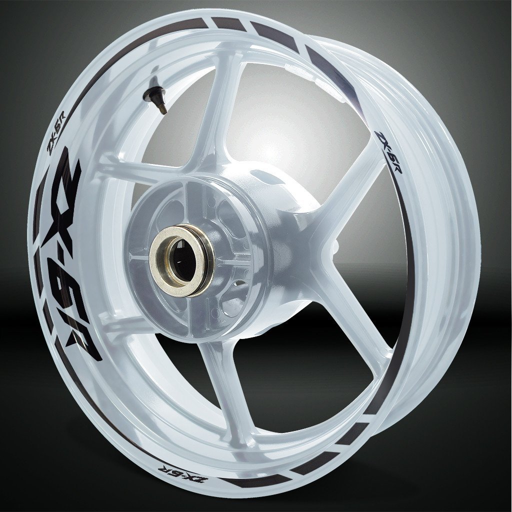 Kawasaki ZX6R Motorcycle Rim Wheel Decal Accessory Sticker - Motorcycle stickers and decals