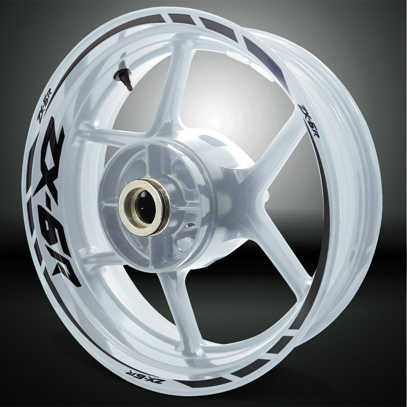 Kawasaki ZX6R Motorcycle Rim Wheel Decal Accessory Sticker - Motorcycle stickers and decals