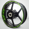 Kawasaki ZX6R Motorcycle Rim Wheel Decal Accessory Sticker - Motorcycle stickers and decals